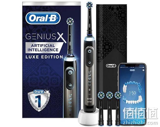 AI智能护齿：欧乐B Genius X豪华版 智能电动牙刷+4刷头+充电盒 Prime直邮到手1198元（天猫普通版618活动到手1699元） 值值值-买手聚集的地方