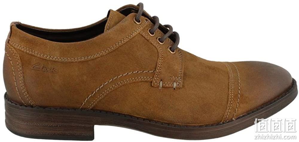 库存浅！Clarks 其乐 Delsin View 男士真皮系带牛津鞋 Prime直邮到手385元 值值值-买手聚集的地方