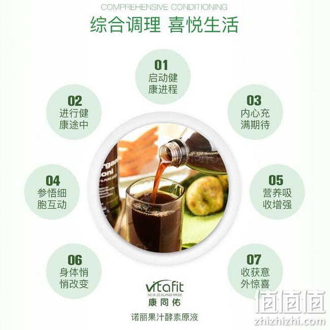 新西兰进口,上帝的恩赐:1000mlx2件 Vitafit 康同佑 诺丽酵素原液 拍2件199.9元包邮(上次推荐209.9元) 值值值-买手聚集的地方