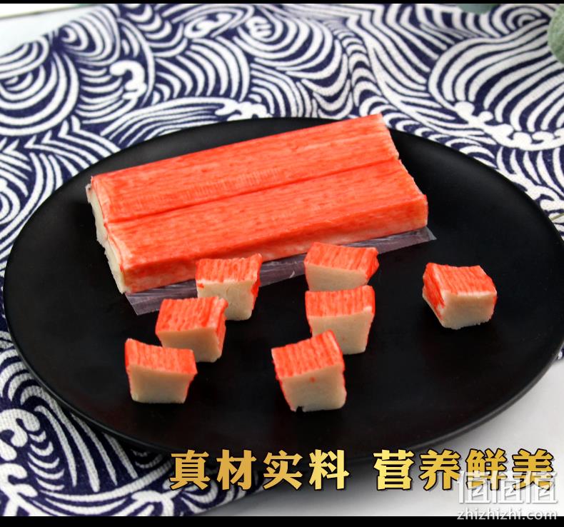 0脂肪、低卡路里：500gx2件 逸知鲜 手撕蟹柳 券后22.8元包邮（上次23.8元） 值值值-买手聚集的地方