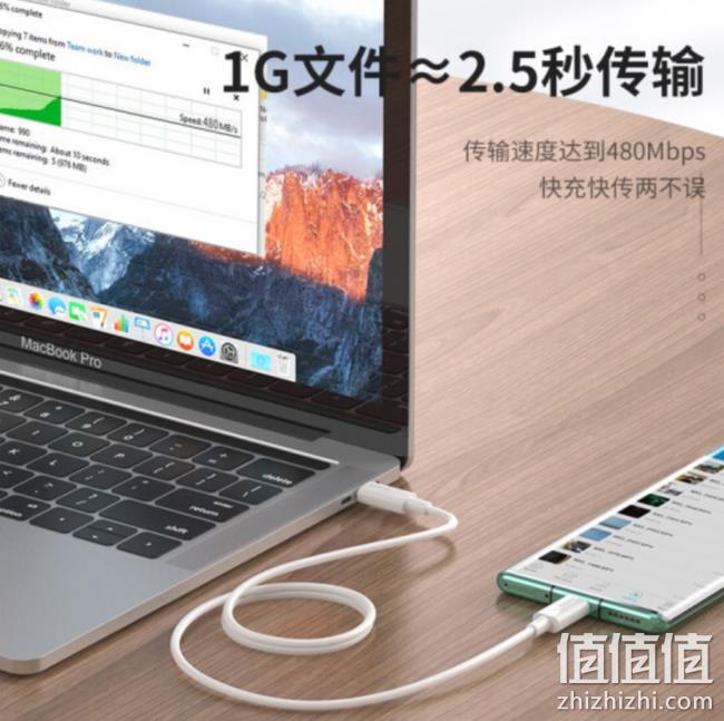 BASEUS 倍思 双Type-c数据线 PD快充 100W 1.5米 13.9元包邮 值值值-买手聚集的地方