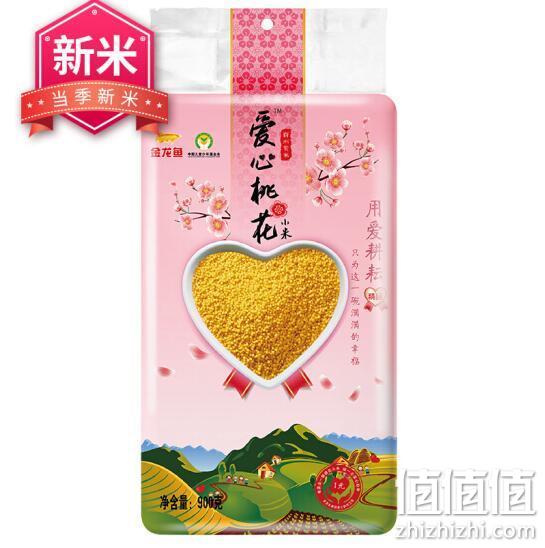 金龙鱼 黄小米 爱心桃花小米 900gx9件 54.1元 值值值-买手聚集的地方