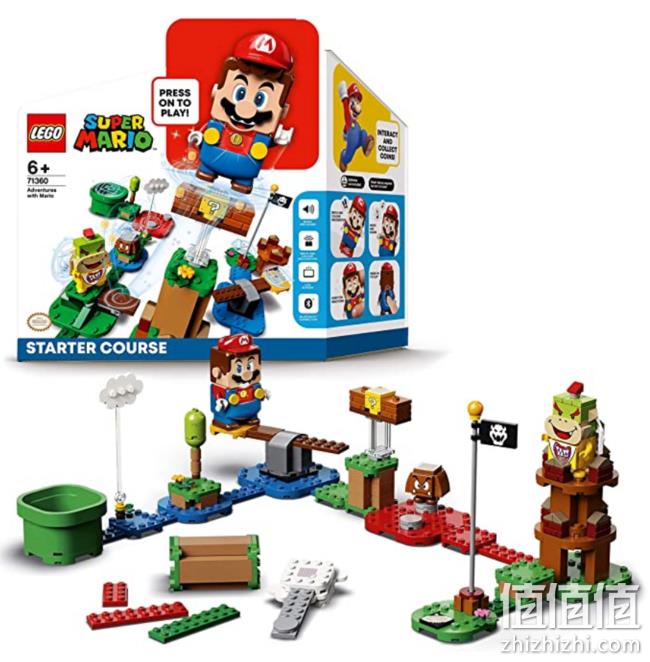 低价订购预售：LEGO 乐高 任天堂合作款 71360 超级马里奥 入门套组 prime直邮到手491元 值值值-买手聚集的地方