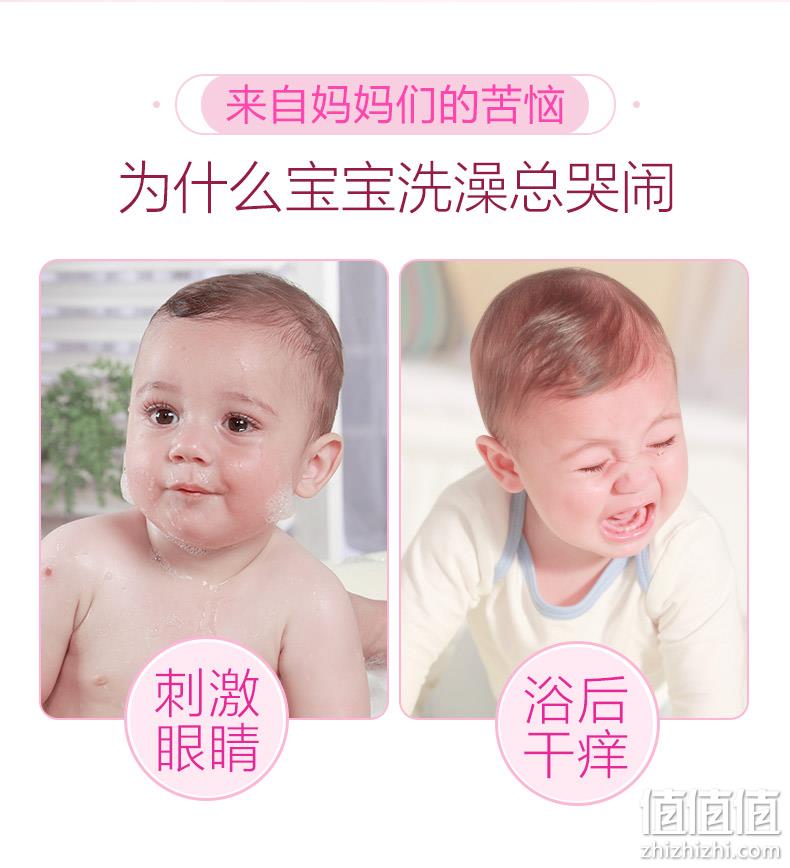 温和无泪、滋润保湿：500mlx2瓶 爱护 婴儿洗发沐浴露 洗护二合一 券后20元包邮 值值值-买手聚集的地方
