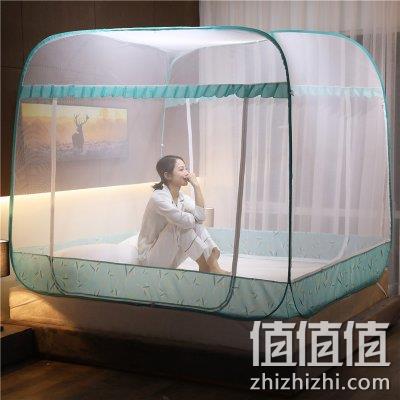 360°防蚊：Dmingxi 迪铭西 三开门全底蒙古包蚊帐 150x200cm 82元包邮 值值值-买手聚集的地方