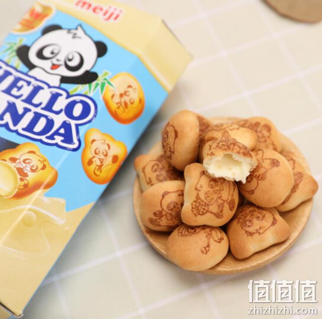 meiji 明治 熊猫奶油夹心饼干 50gx17件  65.6元 值值值-买手聚集的地方