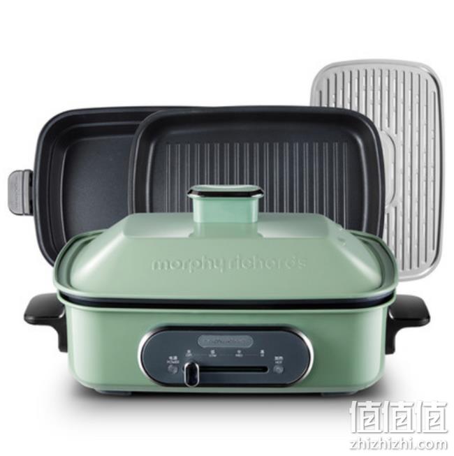 10点、多功能+高颜值！morphy richards 摩飞 MR9088 多功能料理锅 四色可选 499元包邮包税 值值值-买手聚集的地方