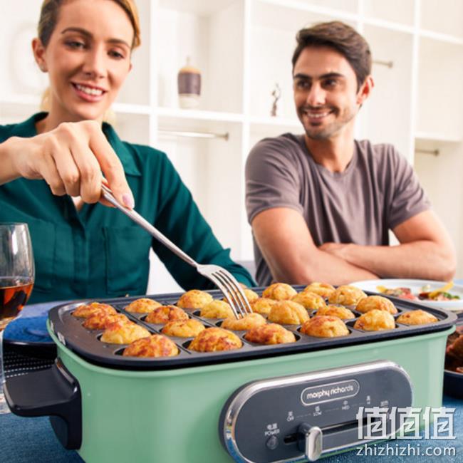 10点、多功能+高颜值！morphy richards 摩飞 MR9088 多功能料理锅 四色可选 499元包邮包税 值值值-买手聚集的地方