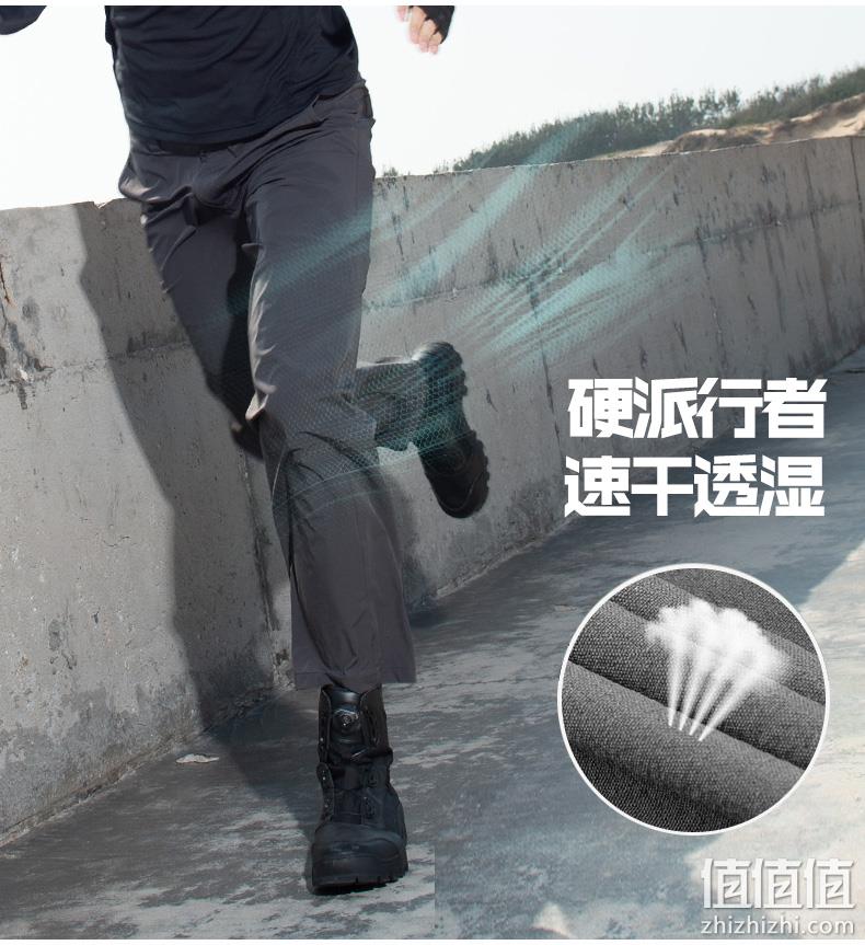 轻薄速干、四面弹：自由兵 夏季薄款弹力战术工装裤 领券+满减后88元包邮 值值值-买手聚集的地方