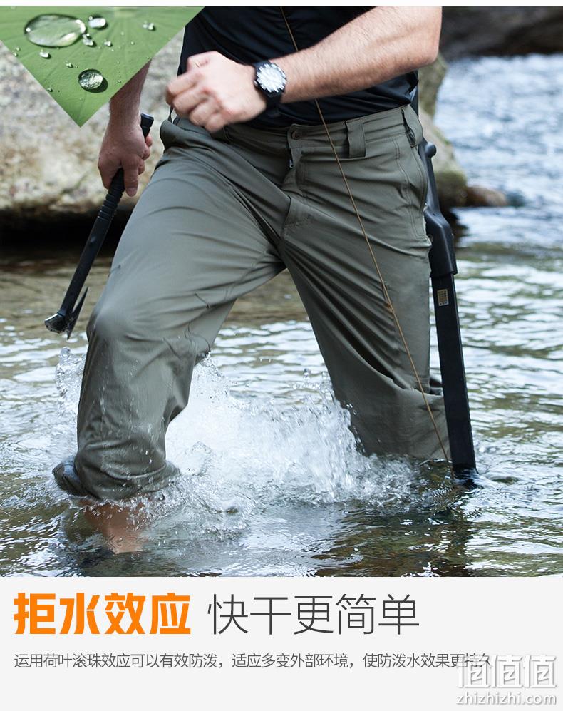 轻薄速干、四面弹：自由兵 夏季薄款弹力战术工装裤 领券+满减后88元包邮 值值值-买手聚集的地方