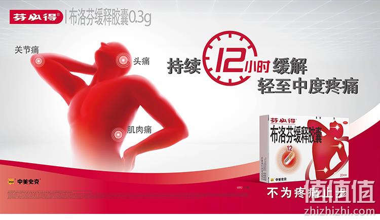 新低！止痛退烧治感冒：芬必得 布洛芬 缓释胶囊 20粒 券后19.9元包邮（上次推荐23元） 值值值-买手聚集的地方