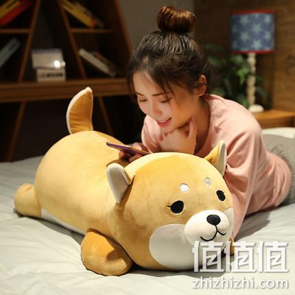 Luffy Captain 路飞船长 柴犬公仔 趴趴狗 35cm 15元包邮 值值值-买手聚集的地方
