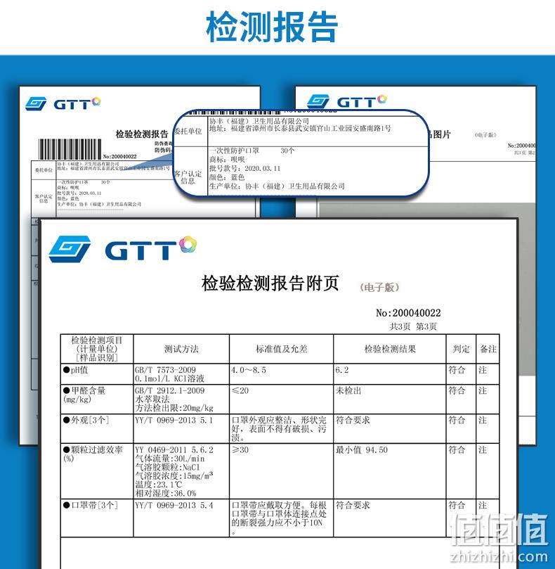 检验合格 呗呗 儿童三层防护口罩 40只 11.9元包邮 值值值-买手聚集的地方