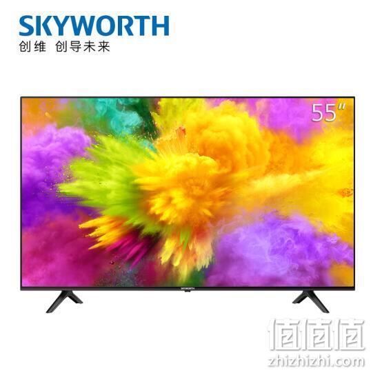 价同618：SKYWORTH 创维 55V40 55英寸 4K 液晶电视 1299元包邮 值值值-买手聚集的地方