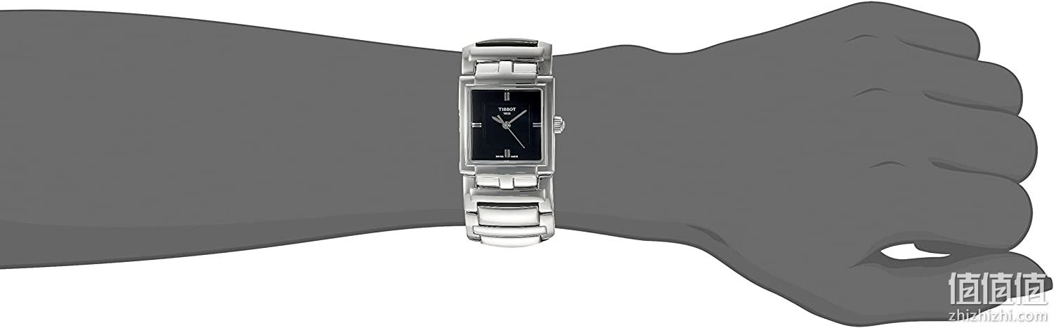 双倍差价、蓝宝石玻璃表镜、30米防水：Tissot 天梭 T-Evocation幻婷系列 钢带方盘时尚女表 Prime直邮到手785元（天猫1535元） 值值值-买手聚集的地方