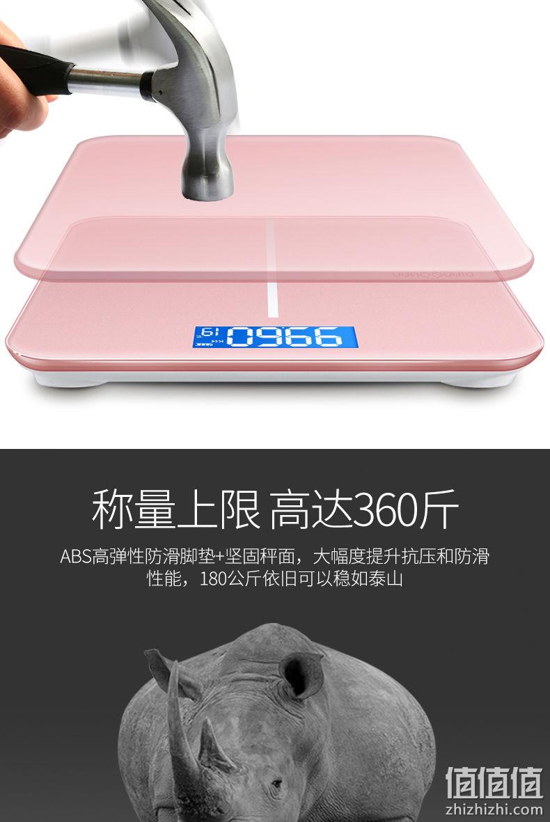 充2次用一年，承重360斤：米釜 USB充电款电子秤 券后15.8元包邮，迷你电池特价款券后5.43元 值值值-买手聚集的地方