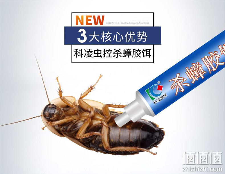 科凌虫控 家用强力灭蟑螂药 10gx3支+胶饵 6gx2 拍2件券后19.2元包邮 值值值-买手聚集的地方
