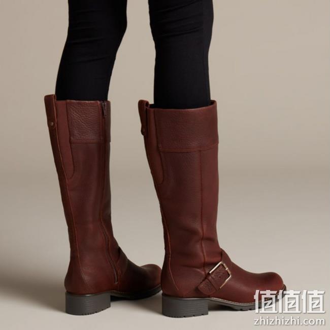 反季白菜价！头层牛皮：Clarks 其乐 Orinoco Jazz 女士侧拉链骑士长靴 prime直邮到手285.5元（之前推荐664.6元） 值值值-买手聚集的地方