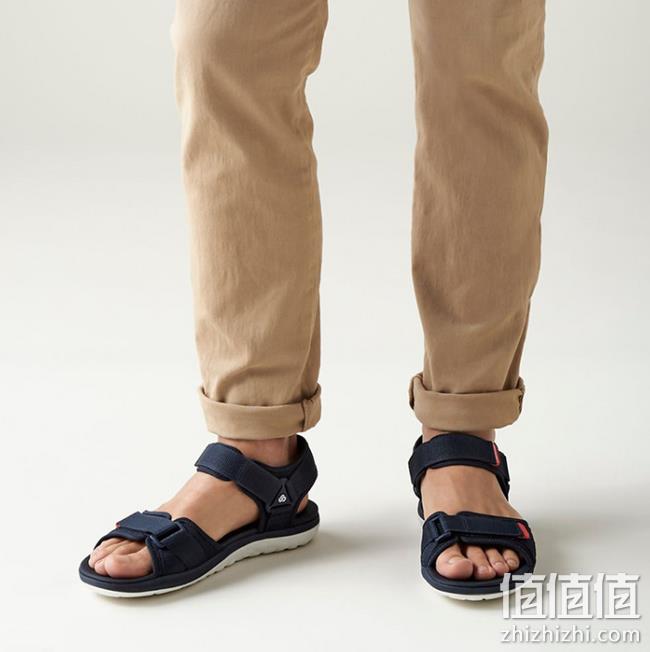 2倍差、白菜价：Clarks 其乐 男士魔术贴休闲凉鞋 prime直邮到手192.32元（淘宝代购449元） 值值值-买手聚集的地方