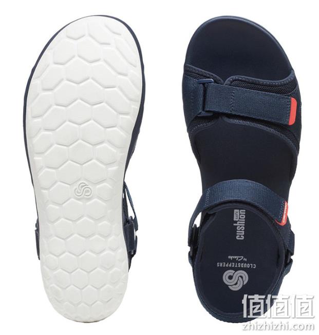 2倍差、白菜价：Clarks 其乐 男士魔术贴休闲凉鞋 prime直邮到手192.32元（淘宝代购449元） 值值值-买手聚集的地方
