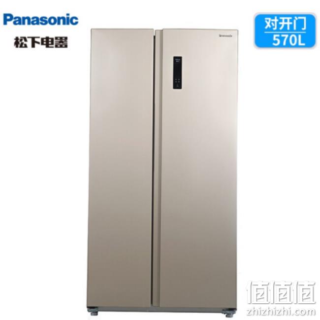24期免息！Panasonic 松下 NR-EW57S1-S 570升 对开门冰箱 3690元包安装 值值值-买手聚集的地方