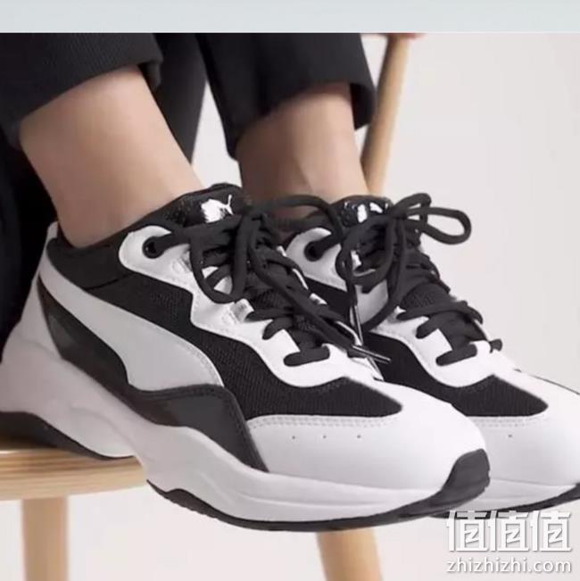 黑白色36码！PUMA 彪马 Cilia 女士休闲运动鞋 prime直邮到手205元 值值值-买手聚集的地方