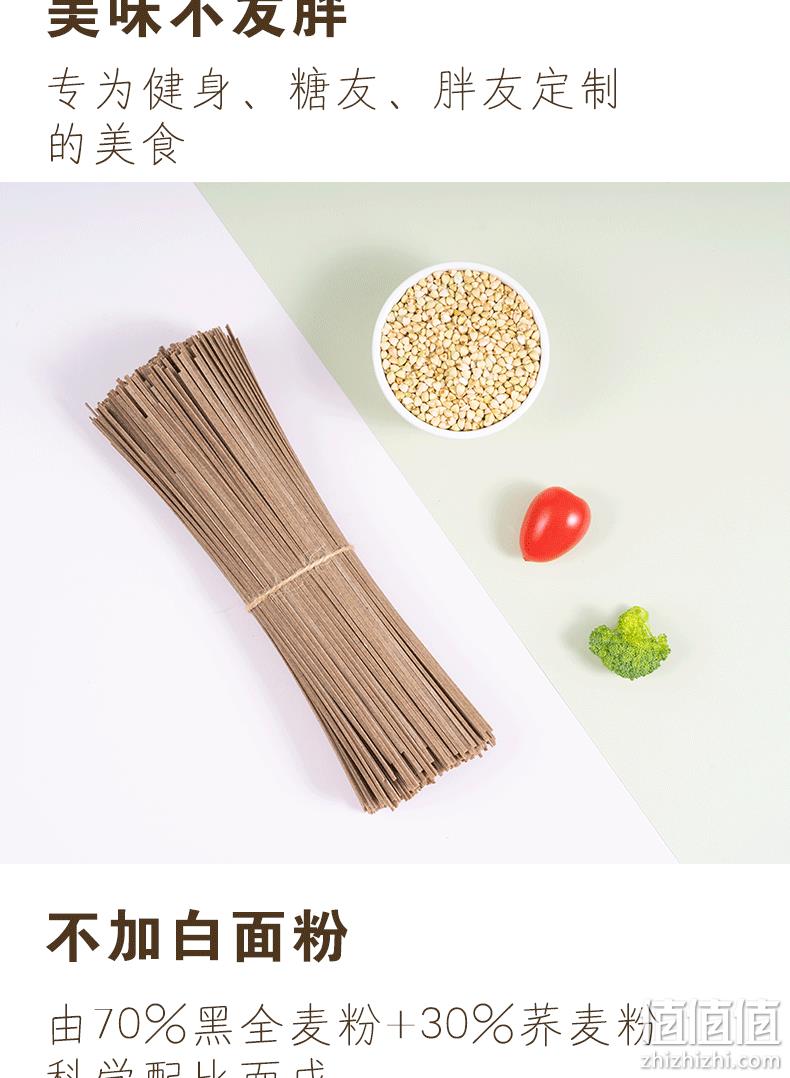 0脂肪、低升糖：滨湖孝贤 200gx8袋 荞麦挂面 14.8元包邮 值值值-买手聚集的地方