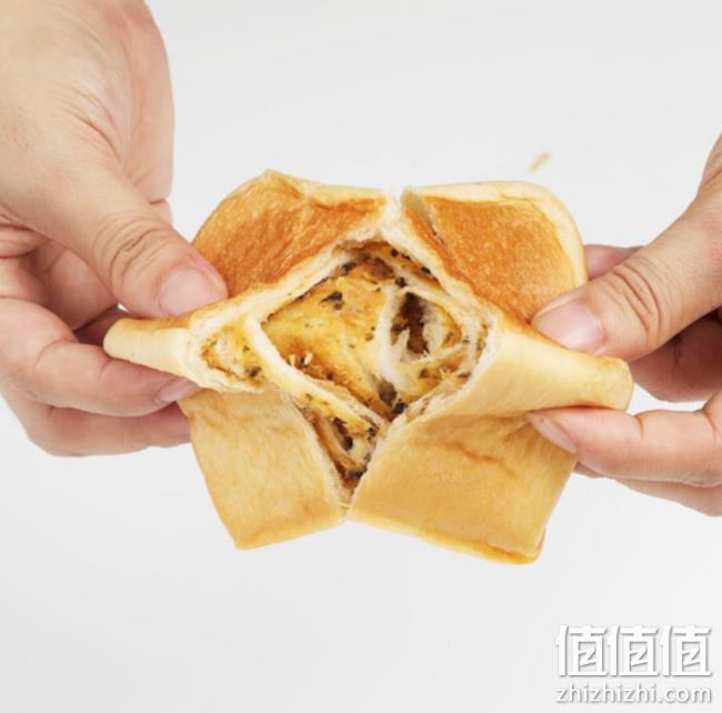 福点 魔方手撕面包乳酪吐司夹心 200g（2个）x3件 24.8元 值值值-买手聚集的地方
