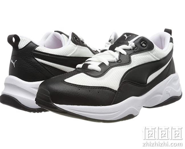 黑白色36码！PUMA 彪马 Cilia 女士休闲运动鞋 prime直邮到手205元 值值值-买手聚集的地方