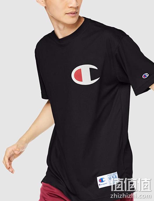 日版 Champion 冠军牌 C3-QB350 男士篮球速干短袖T恤 prime直邮到手132元 值值值-买手聚集的地方