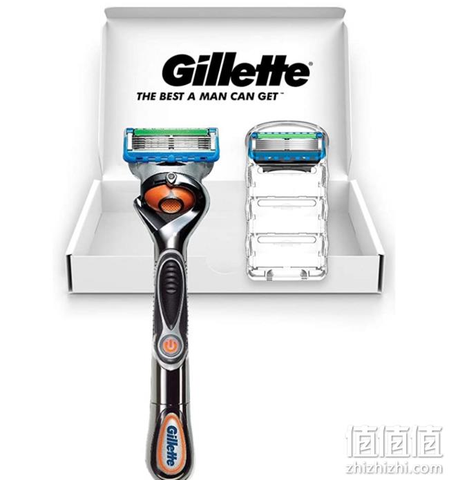 1刀架+2刀头，Gillette 吉列 Fusion ProGlide 锋隐致顺 男士剃刀套装 prime直邮到手105.4元 值值值-买手聚集的地方