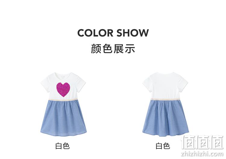 北美童装No.1:绮童堡 女童 2020夏新款 100%纯棉甜美A字连衣裙 券后49元包邮 值值值-买手聚集的地方