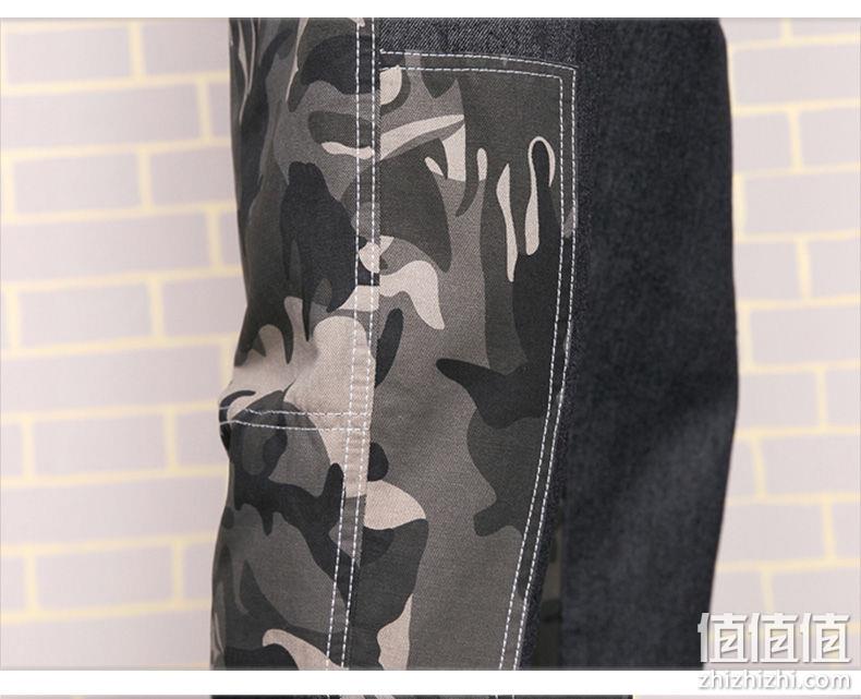 买手甄选团：马克华菲旗下潮牌 华菲型格 拼接迷彩小脚裤 活动价99元包邮（天猫300-500元） 值值值-买手聚集的地方