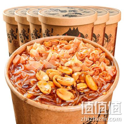 乱劈才 重庆正宗酸辣粉丝桶装 102gx6桶 10.8元包邮 值值值-买手聚集的地方