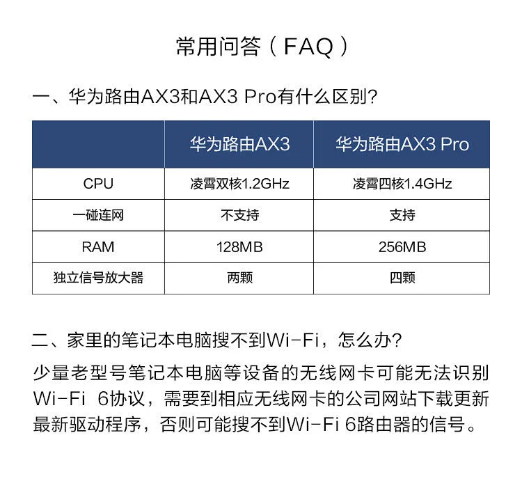 买手甄选团、新一代穿墙王：华为 AX3Pro 四核 wifi6+ 路由器 到手价299元（天猫329元） 值值值-买手聚集的地方