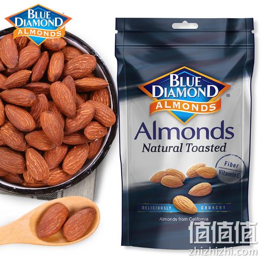 个大肉厚：70gx4袋 Blue Diamond 蓝钻石 多口味巴旦木扁桃仁 券后39.9元包邮 值值值-买手聚集的地方