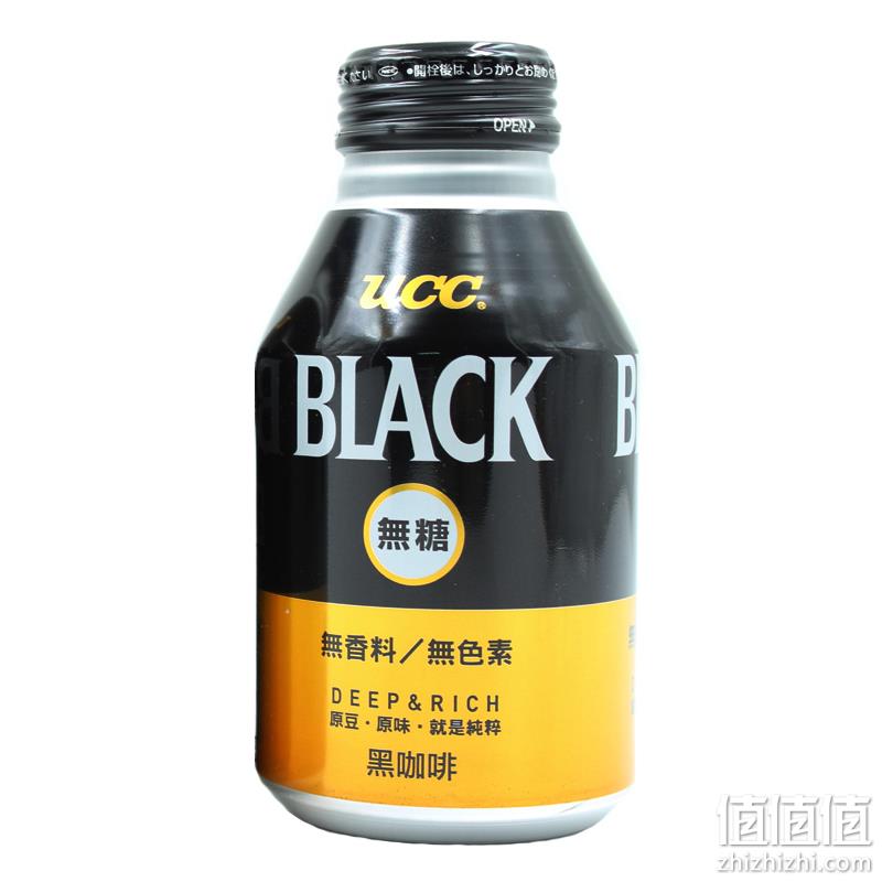 UCC 悠诗诗 无糖黑咖啡 275mlx6罐 34.9元包邮 值值值-买手聚集的地方