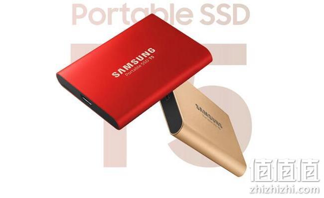 51g超轻薄，比机械硬盘快5倍，USB3.1：1T 三星 T5 固态移动硬盘 999元包邮（之前500G款899元） 值值值-买手聚集的地方