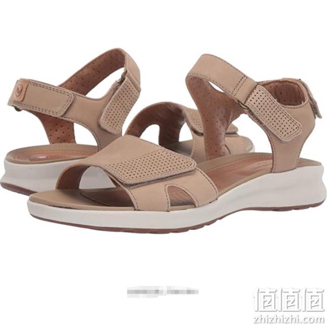 Clarks 其乐 Un Adorn Calm 女士魔术贴平底鞋 prime直邮到手412.2元 值值值-买手聚集的地方