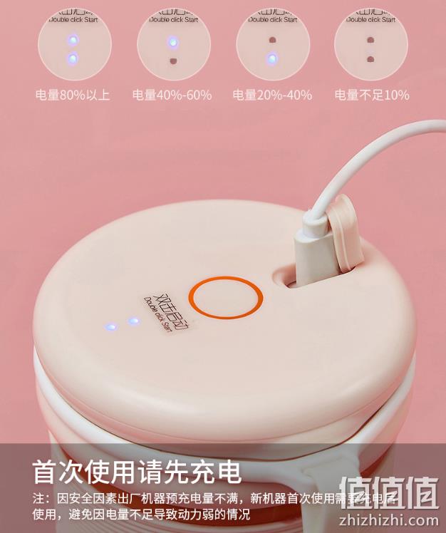 40S快速出汁 15000转/min：九阳 便携式无线榨汁机 L3-C86 双重优惠后89元包邮 值值值-买手聚集的地方