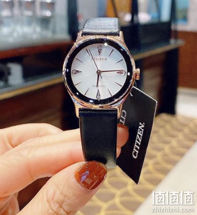 CITIZEN 西铁城 Axiom公理系列 女士光动能晶钻腕表 EM0733-08A prime直邮到手779.3元（京东国际1549元） 值值值-买手聚集的地方