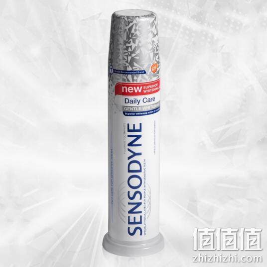 Plus会员、无惧牙敏感：100mlx4件 SENSODYNE 舒适达 直立式美白牙膏 100.6元包邮 值值值-买手聚集的地方