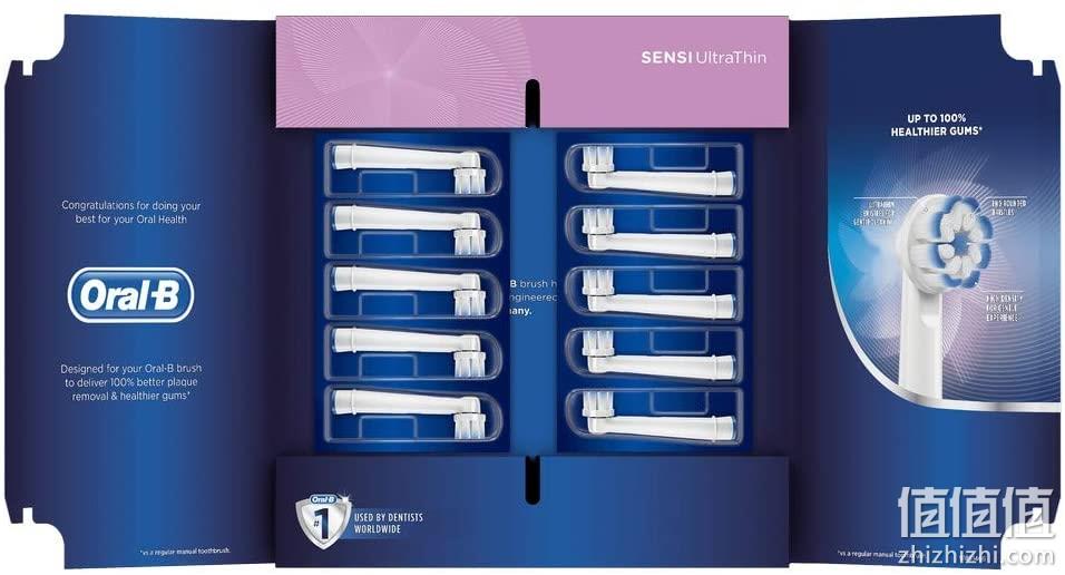 镇店之宝 10支 Oral-B 欧乐B Sensi UltraThin 敏感超薄型替换刷头 Prime直邮到手201元 值值值-买手聚集的地方
