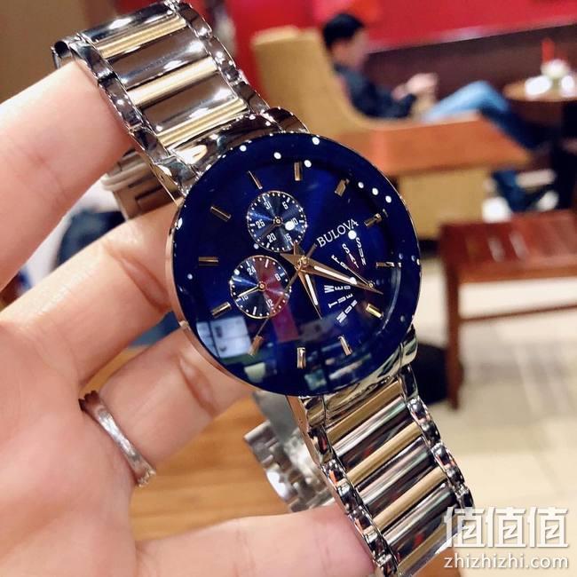 镇店之宝 Bulova 宝路华 98C123 男士三眼计时腕表 Prime直邮到手1260元 值值值-买手聚集的地方