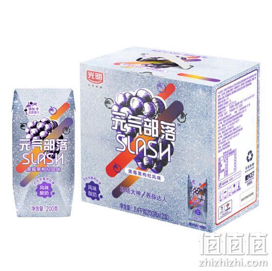 Bright 光明 黑莓黑枸杞风味酸奶 200gx12盒x5件 99.5元包邮 值值值-买手聚集的地方