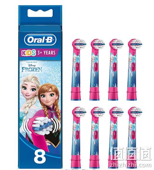 2倍差价：Oral-B 欧乐B 儿童电动牙刷替换刷头 8支 prime直邮到手161.85元（天猫55元/支） 值值值-买手聚集的地方