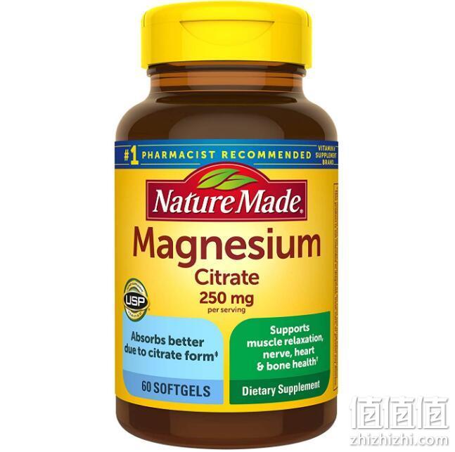预防肾结石，250mgx60粒 Nature Made天维美 柠檬酸镁胶囊 Prime凑单直邮到手64元 值值值-买手聚集的地方