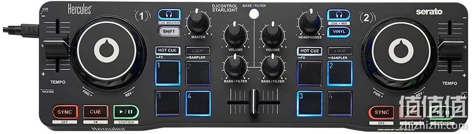 Hercules 嗨酷乐 DJControl Starlight 迷你便携式星光打碟机 Prime直邮到手528元（天猫799元） 值值值-买手聚集的地方