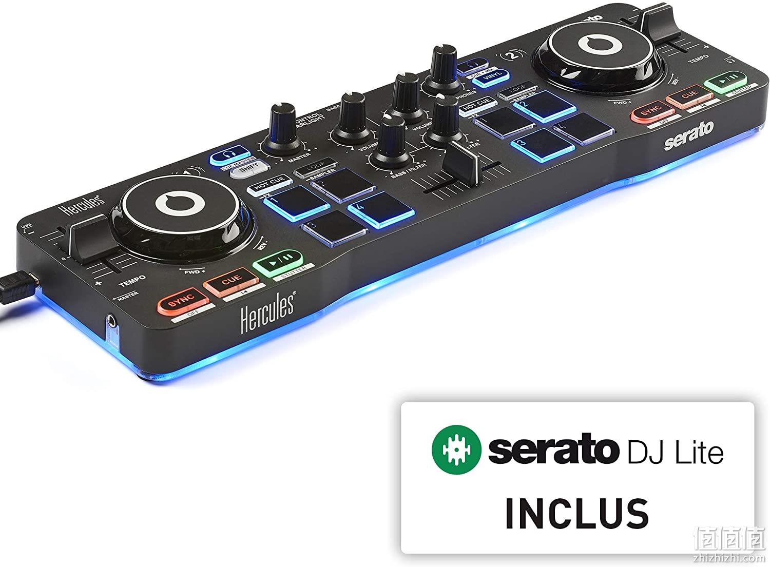 Hercules 嗨酷乐 DJControl Starlight 迷你便携式星光打碟机 Prime直邮到手528元（天猫799元） 值值值-买手聚集的地方