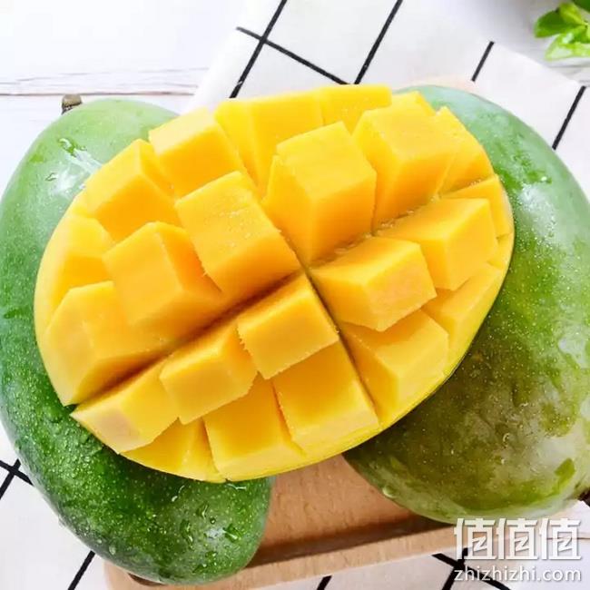 甜心无丝，不打药：10斤 淳化馆 四川攀枝花凯特芒果 单果400g Plus拍2件券后22.5元包邮 值值值-买手聚集的地方